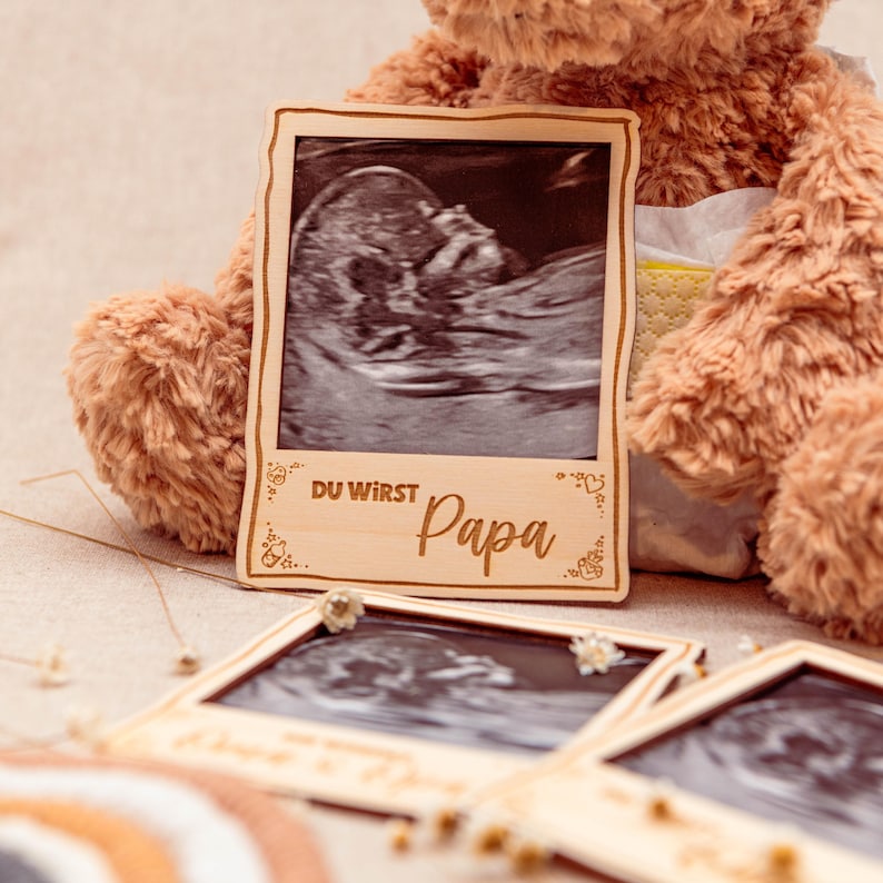 Polaroid-Rahmen fürs Ultraschallbild